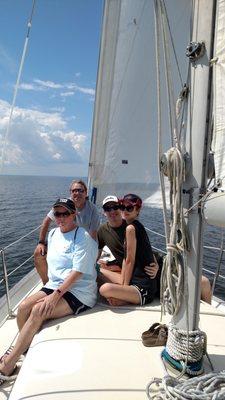 Family Sailing on Mobile bay!