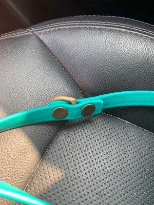 Dog leash repaired