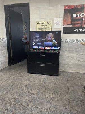 Waiting room TV