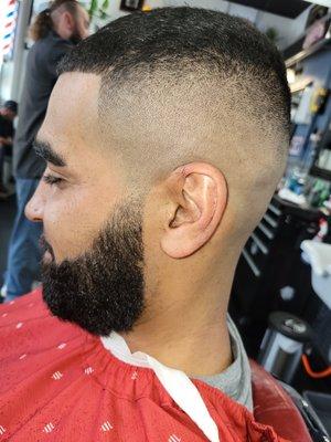 High skin fade