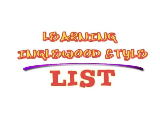 Learning Inglewood Style