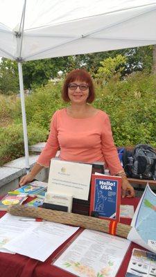 Dr. Larissa Chuprina, Welcoming Kirkland Event, as organizer and participant