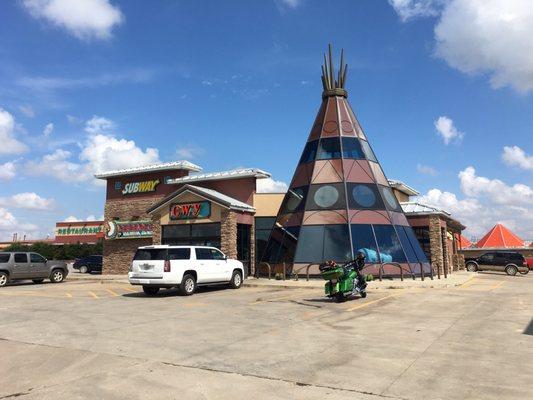 A glass teepee