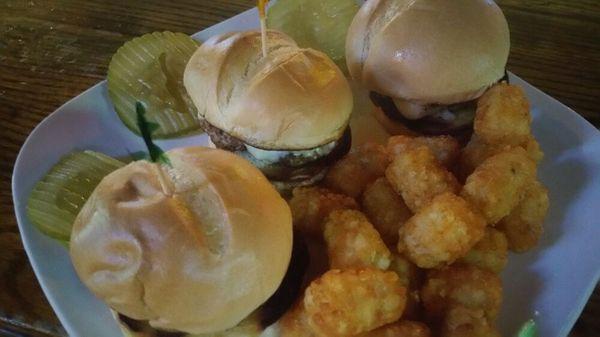 Sliders with Tots