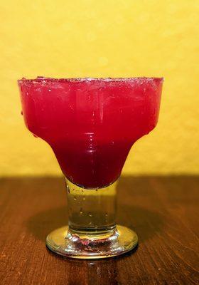 Prickly pear margarita!