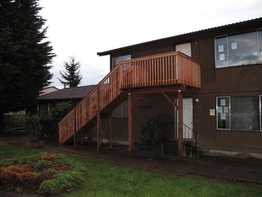 New Cedar Deck and Railing