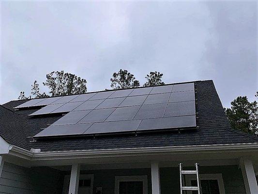 after solar install