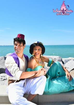 Arabian Princess and Aladdin