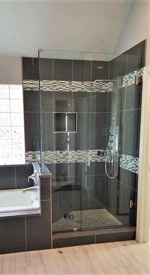 Frameless Shower Enclosure