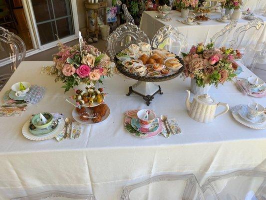 Assorted finger sandwiches for my tea party themed bridal shower, delicious and cute