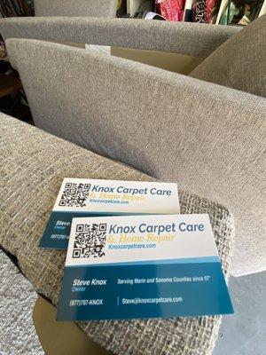 Upholstery cleaning