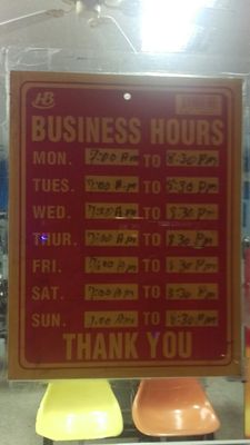 Broadway Laundromat • Business Hours