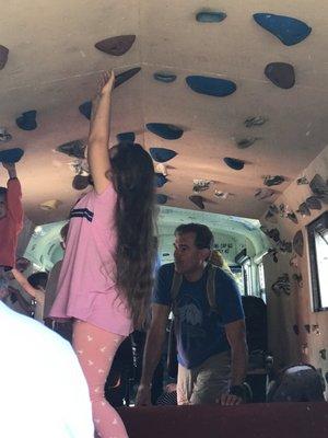 Bouldering bus!