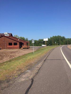 Along Hiway 6, near the bridge over the Mississippi River