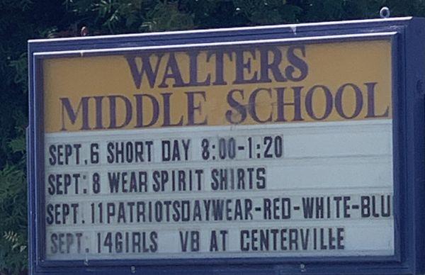 G M Walters Middle School