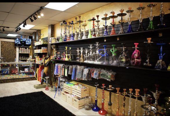 Huge hookah selection