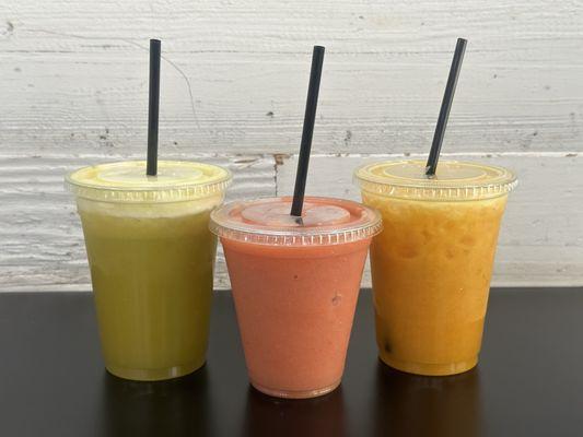 We proudly serve fresh juices, smoothies and kids smoothies too!