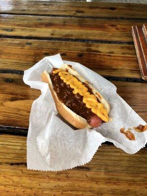 Chili Dog that had a nice chili mixture and soft bread