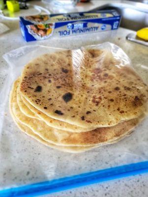 Homemade tortillas