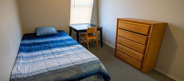 Spartan College Housing Bedroom