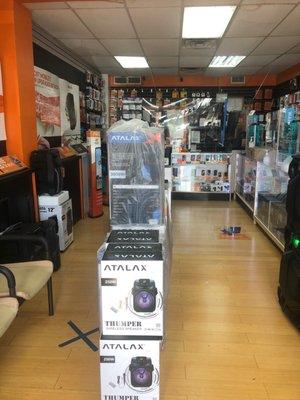 Huge selection of a accessories and speakers