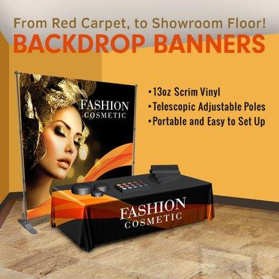 Backdrops design and print