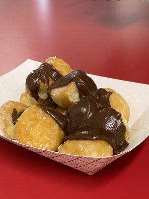 Chocolate donut hole