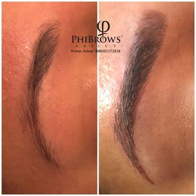 Microblading, fresno, Fringe Salon, natural brows