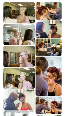 Hair War project, make up