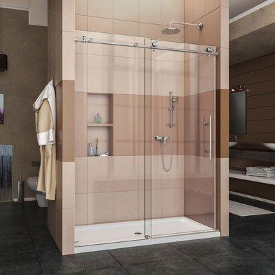 Frameless shower door