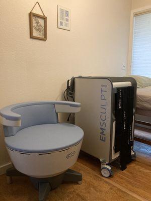 Emsculpt Neo -the finest non invasive body cotouring device - Emsella chair / get your pelvic floor strong!