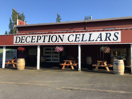 Tasting Room for Deception Cellars and Seattle Mead Company.