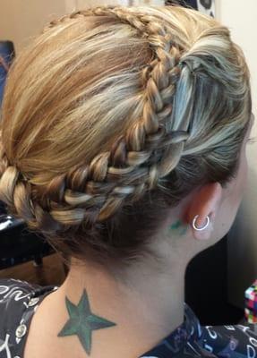 Bridal updo