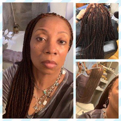 Box Braids and Color