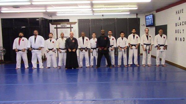 Professor Velez and some of the Black Belts from TnT Jujitsu