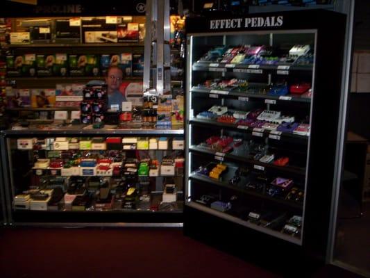 Largest boutique pedal selection in the area!