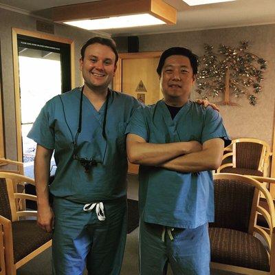 Meet our awesome dentists, Dr. Chris Roebken and Dr. Joseph Ko! They'll be sure to keep your smile shiney and bright!