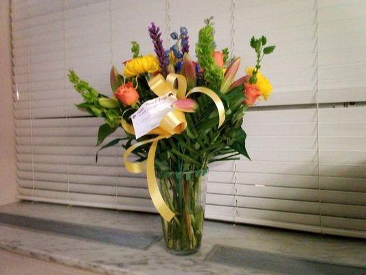 This is an 80$ bouquet.  Tax & delivery was extra.