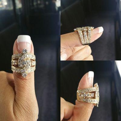 Beautiful!!!! Custom made!!! Used all of our clients diamonds!!!