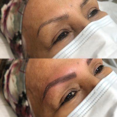 Before & After Microblading