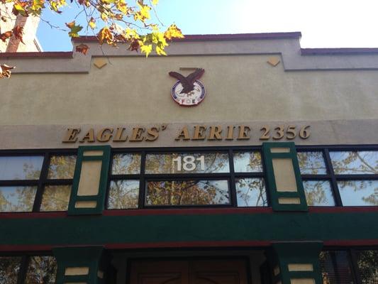 Fraternal Order of Eagles-Aerie 2356 Store Front, Mountain View, CA.