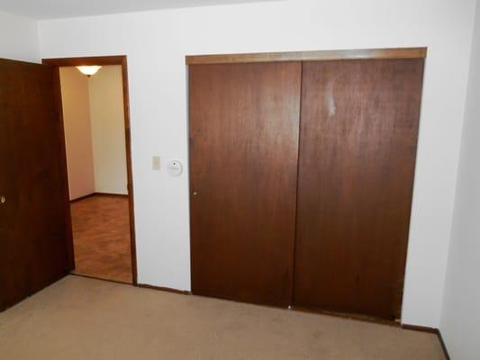 Large closet in all bedrooms