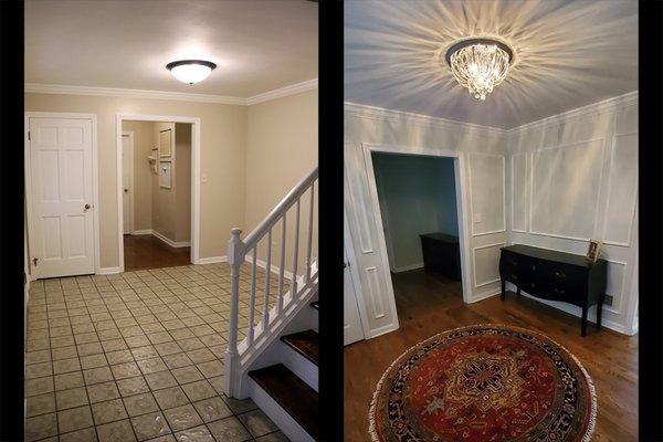 Foyer: Before an After