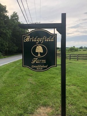 Wrong check in. I was at the beautiful Bridgefield Farm.