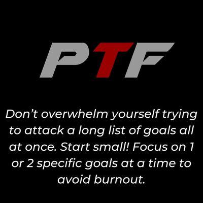 Avoid Burnout‼ Start your fitness journey with one step at a time.