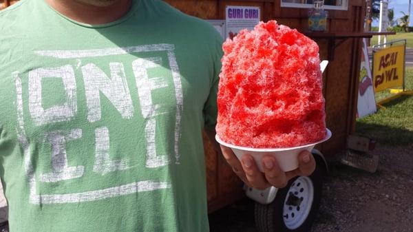 Huge shave ice!