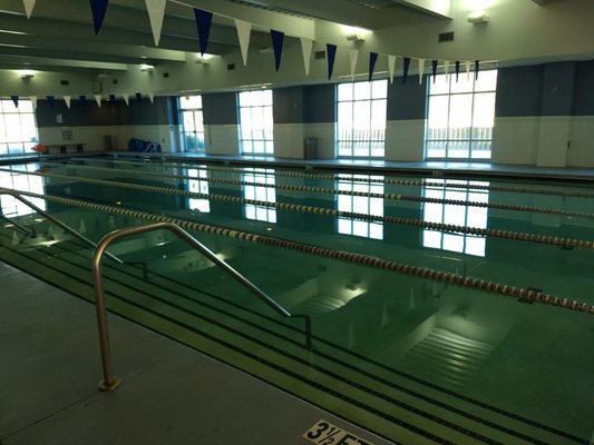 Indoor lap pool plus aqua fitness classes