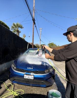 Mr. Pink foam wash