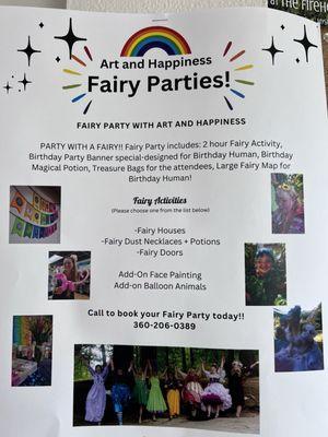 Looking for a fairy party ?