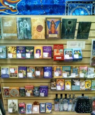 We have a great selection of tarot and Oracle cards